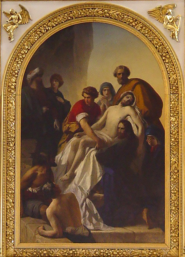 altar painting of helsinki lutheran cathedral in helsinki